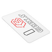 I Heart Geeks ASCII ART Magneet (Rechterzijde)