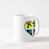 I Heart Geocaching Funny Mug (Devant droit)