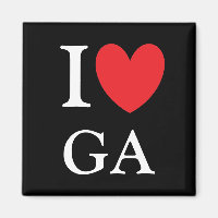 I Heart Georgia Magnet