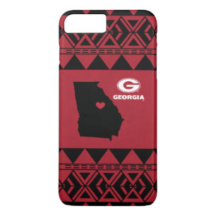 I Heart Georgia State Tribalpatroon iPhone 8 Plus / 7 Plus Hoesje