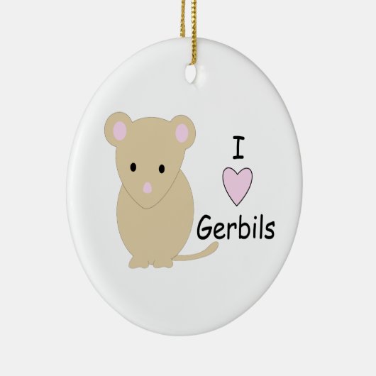 I Heart Gerbils Ornament (Rechts)