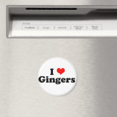 I Heart Gingers Magneet (Insitu (Vaatwasser))