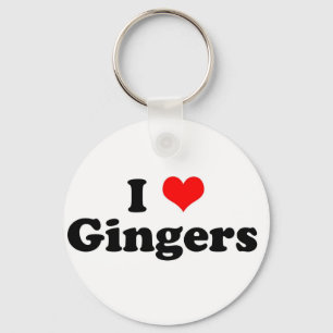 I Heart Gingers Sleutelhanger