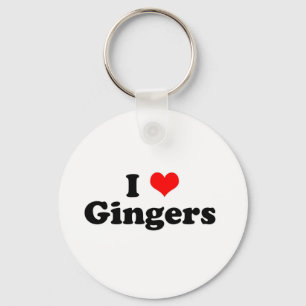 I Heart Gingers Sleutelhanger
