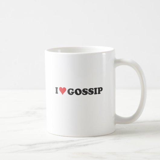 I Heart Gossip (lang) Koffiemok (Rechts)