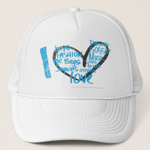 I Heart Graffiti Aqua Trucker Pet