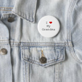I Heart Grandma Button (In situ)
