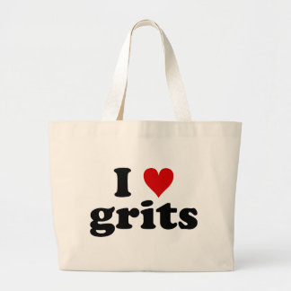 I Heart Grits Grote Tote Bag