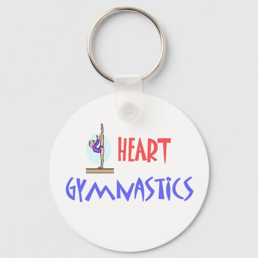 I HEART GYMNASTICS SLEUTELHANGER (Voorkant)