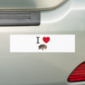 I HEART HEDGEHOGS BUMPERSTICKER (Op auto)