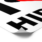 I Heart Hip hop Funny Poster (Coin)