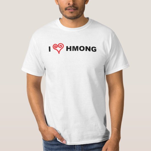 I Heart Hmong T-shirt (Voorkant)