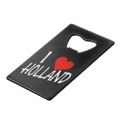 I Heart Holland en bas sur le bocnt (Devant Angle)