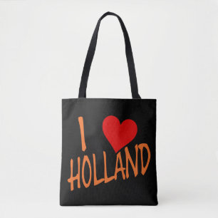 I Heart Holland of op bk stunt Draagtas