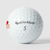 I Heart Holland of op wt tmtp5 gbcnt Golfballen (Logo)