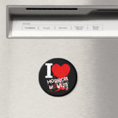 I HEART HORROR MOVIES MAGNEET (Insitu (Vaatwasser))