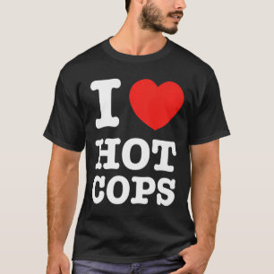 I Heart Hot Cops Premium T-shirt