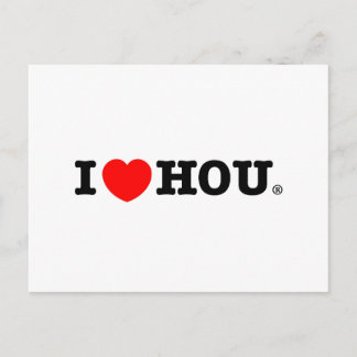 I Heart HOU Briefkaart