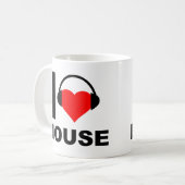 I Heart House Funny Mug (Devant gauche)