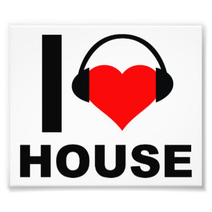 I Heart House Grappige Poster