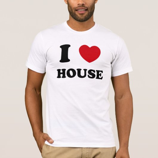 I Heart House T-shirt (Voorkant)