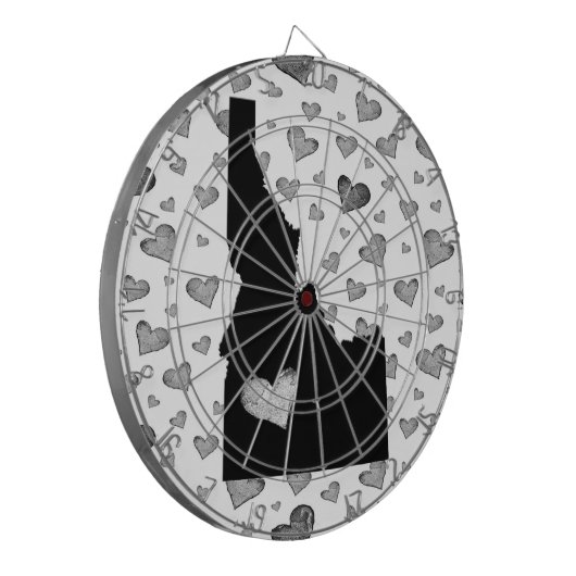I Heart Idaho USA Dartbord (Voorkant Links)