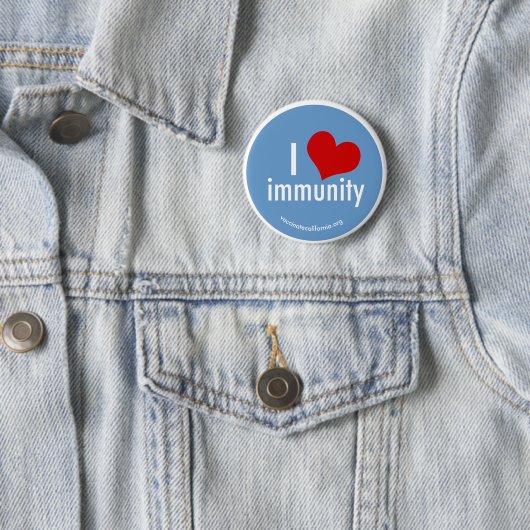 I Heart Immunity Button (In situ)