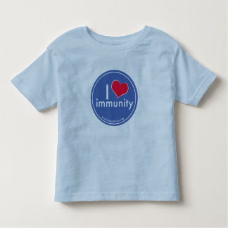 I Heart Immunity Kinder Shirt, blauw Kinder Shirts