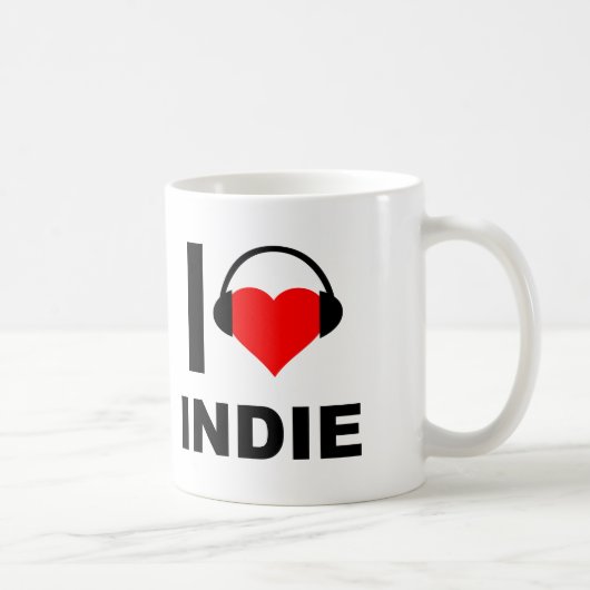 I Heart Indie Funny Mug (Droite)