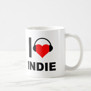I Heart Indie Funny Mug Koffiemok