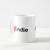 I Heart Indie Koffiemok (Voorkant links)