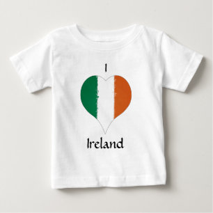 I Heart Ireland Tricolor Flag