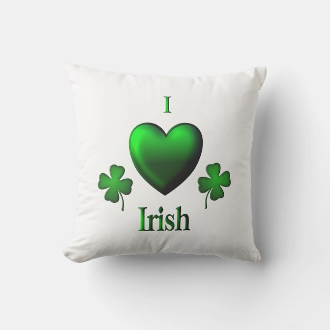 I Heart Irish Buitenkussen (Voorkant)