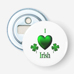 I Heart Irish Button Flesopener