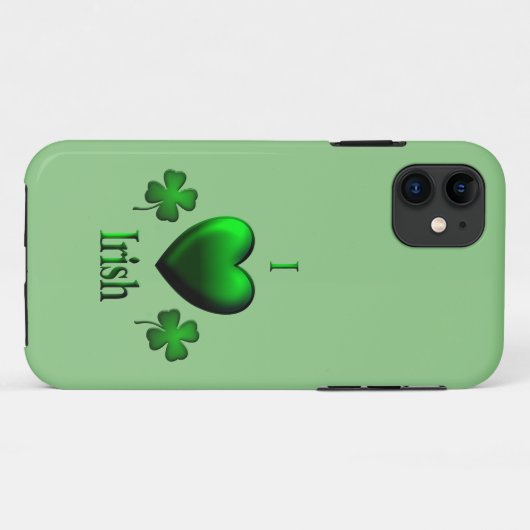 I Heart Irish Green Case-Mate iPhone Case (Achterkant (horizontaal))