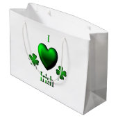 I Heart Irish Groot Cadeauzakje (Achterkant Gekanteld)
