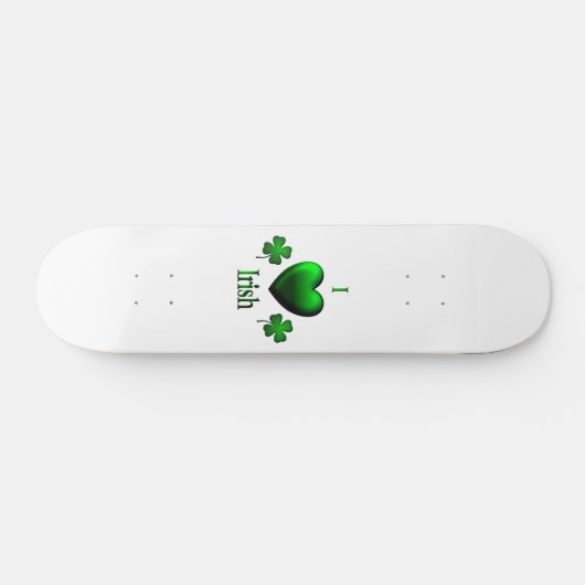 I Heart Irish Skateboard (Horizontaal)