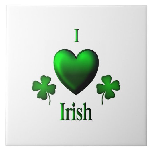 I Heart Irish Tegeltje (Voorkant)