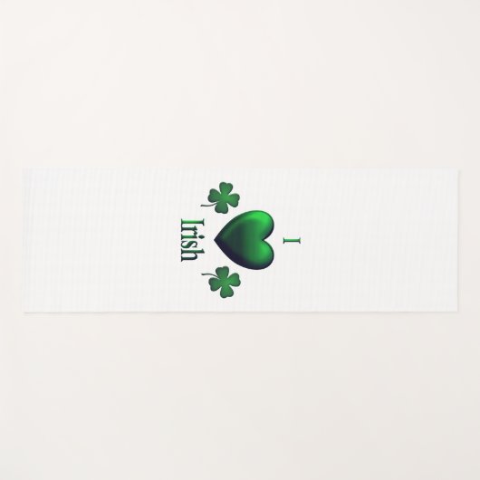 I Heart Irish Yogamat (Voorkant (horizontaal))