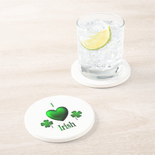 I Heart Irish Zandsteen Onderzetter