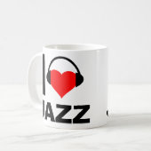 I Heart Jazz Funny Mug (Devant gauche)