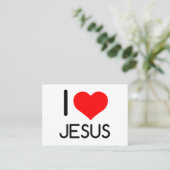 I HEART JESUS VISITEKAARTJE (Staand voorkant)