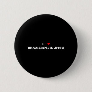 I Heart Jitsu - Ik hou van Braziliaans Jiu Jitsu Ronde Button 5,7 Cm
