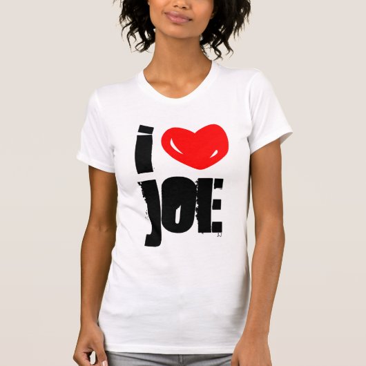 I Heart Joe T-Shirt (Voorkant)