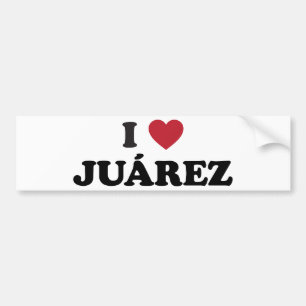 I Heart Juarez Mexico Bumpersticker