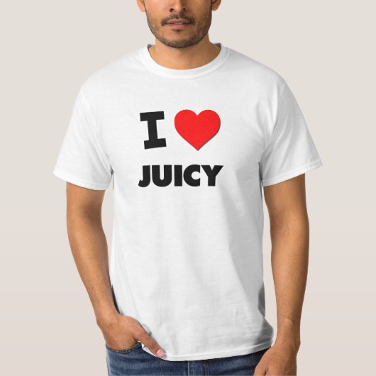 I Heart Juicy T-shirt (Voorkant)