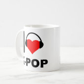 I Heart K-Pop Funny Mug (Devant gauche)