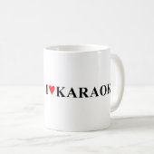 "I Heart Karaoke" Coffee-Mok Koffiemok (Voorkant rechts)
