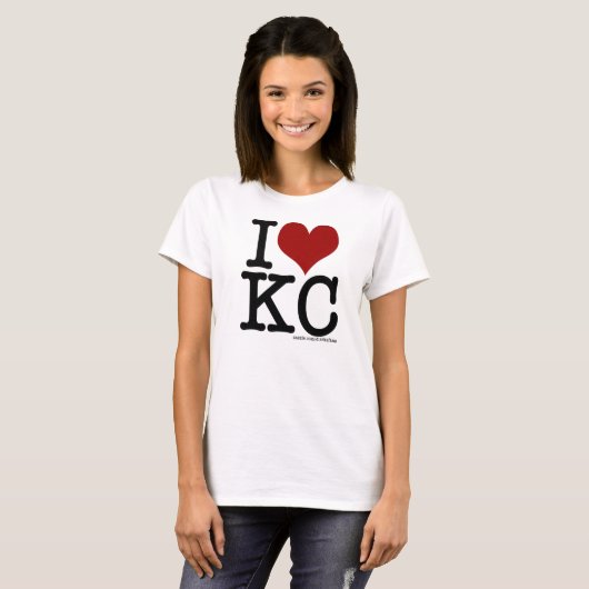 I Heart KC T-shirt (Voorkant volledig)