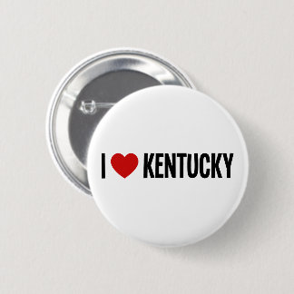 I Heart Kentucky Ronde Knop Button 5,7 Cm